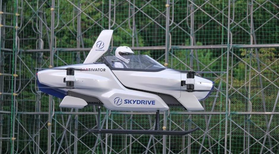 Japanese company successfully tests a manned flying car for the first time