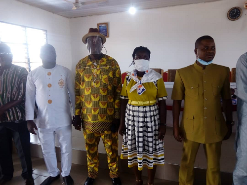 A section of the Tempane NPP Constituency Campaign Team members during the inauguration