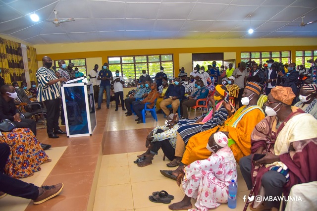 Chereponi defies heavy rains to give Bawumia a fitting reception