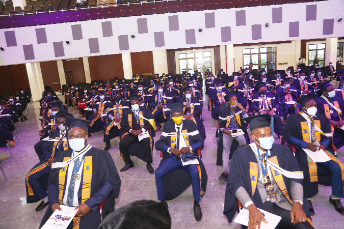 Graduates at the first session of the 12th Congregation.