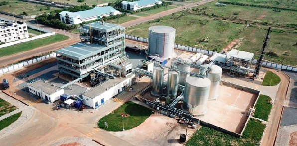  Aerial view of the shea butter processing plant