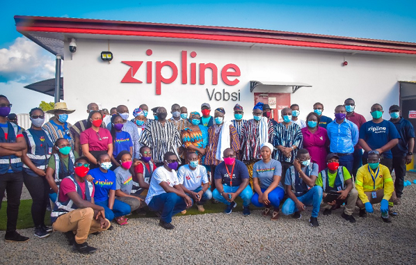 Dr Bawumia commissions third Zipline medical drone centre at Vobsi