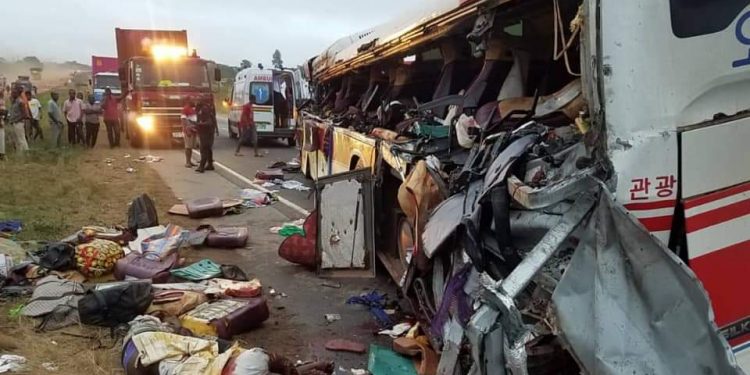 14 Dead in accident at Kyekyewere