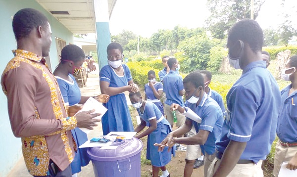 BECE takes off smoothly: Candidates adhere to COVID-19 protocols