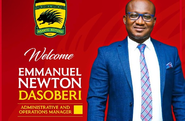 Emmanuel Newton Dasoberi --- New Administrative and Operations Manager of Kotoko