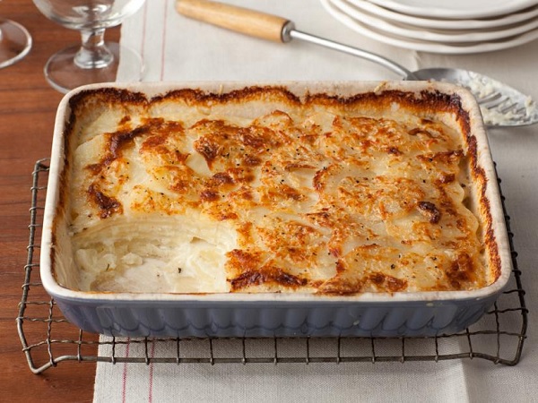 Baked potato gratin 