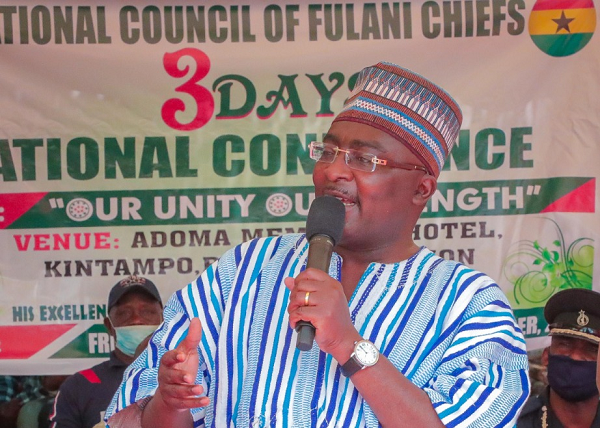 VP Bawumia commends Fulani Chiefs for historic national conference