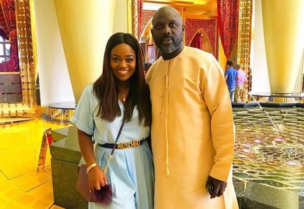 Jackie Appiah and George Weah