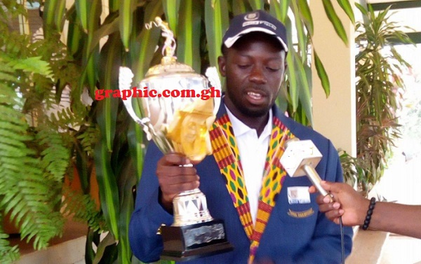 Former Sports Writers Association of Ghana (SWAG) Professional Golfer of the Year, Kojo Barnni