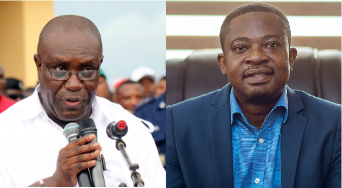 From left: Dr Anthony Yaw Baah — Secretary General of the Trades Union Congress and Mr Seth Twum Akwaboah — CEO, Association of Ghana Industries 