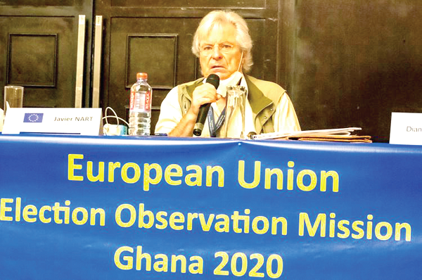  Javier Nart — Chief Observer of the EU Election Observation Mission to Ghana