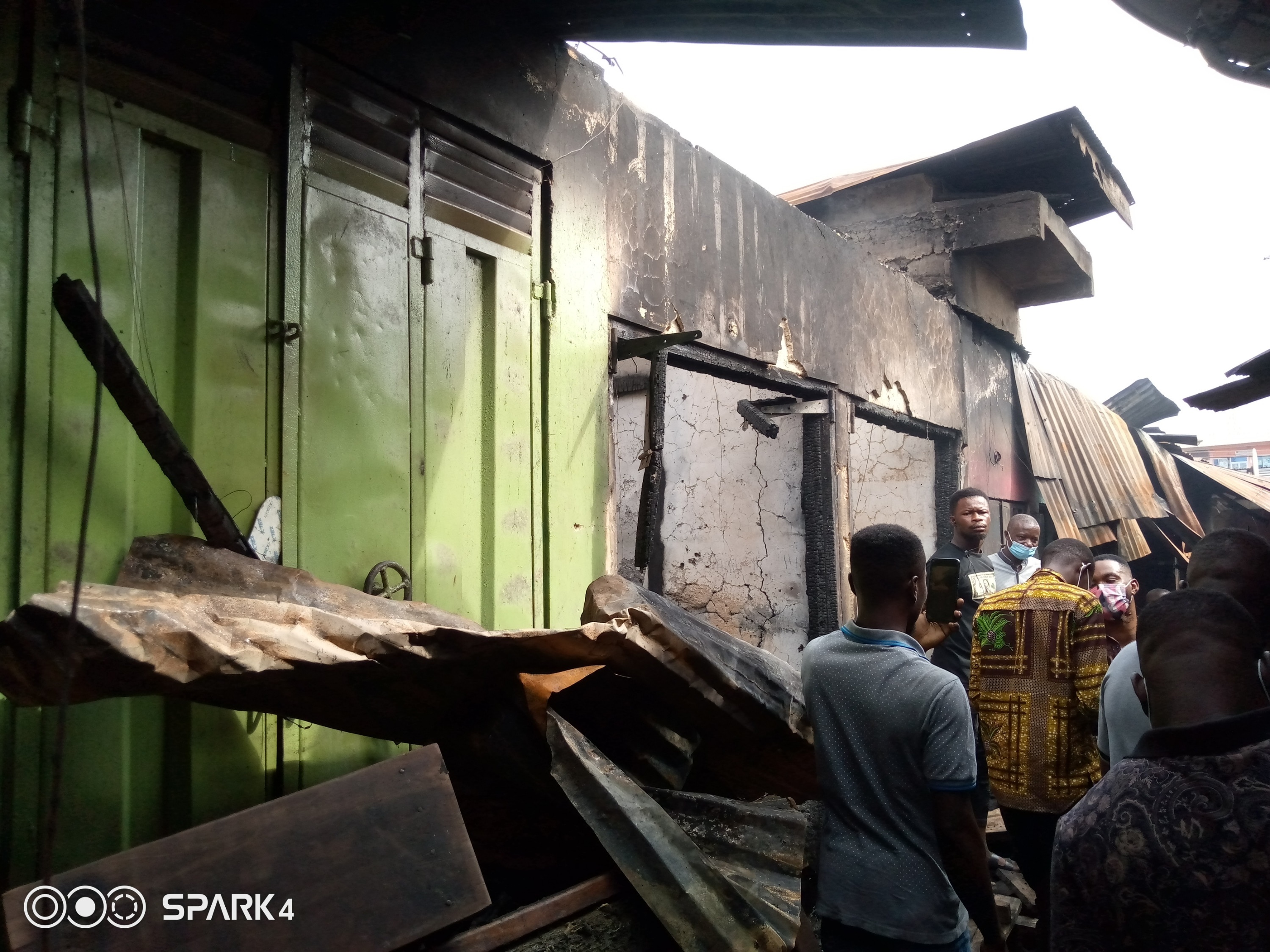 Kumasi Central market fire
