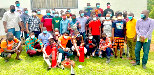 The KKTR crew with resource persons of the Regional Maritime University