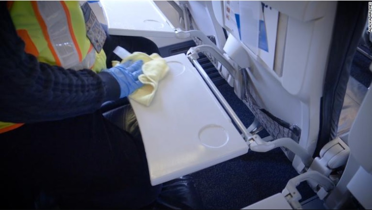Disinfecting surfaces to prevent Covid