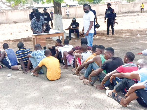 Police arrest 500 foreign nationals in Bolga