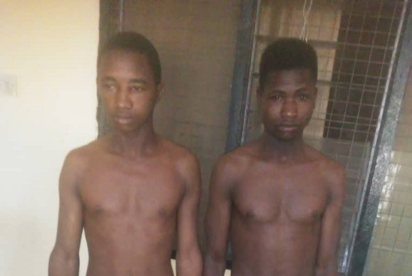 The suspects, Aliu Mohammed and Naaru Joli