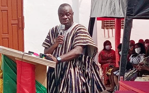 Dr Mohammed Awal addressing the PANAFEST durbar last Friday