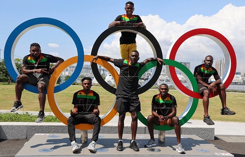 Ghana's 4x100 relay team