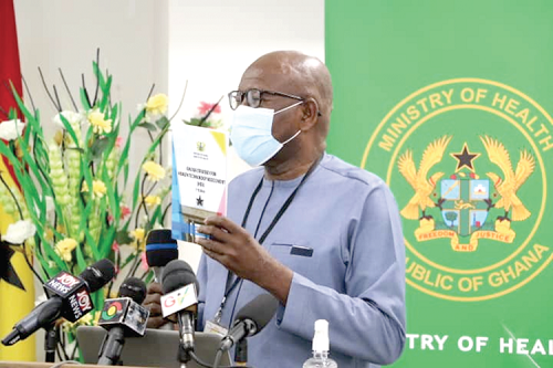 Alhaji Asei Mahama Seini, Deputy Minister for Health, launching the strategy