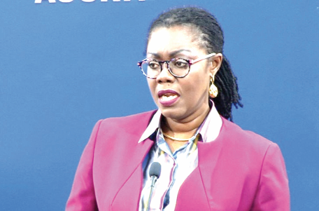 Mrs Ursula Owusu-Ekuful —  Minister of Communications and Digitalisation
