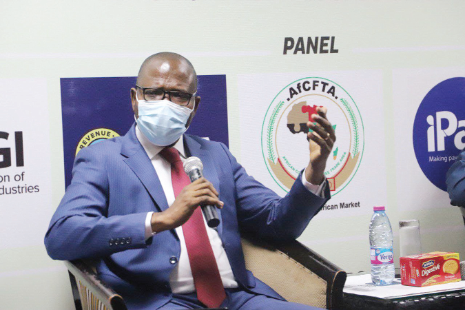  Mr Stephen Abban, Divisional Head, Retail Banking, Access Bank, speaking at the ceremony. Picture: EMMANUEL BAAH