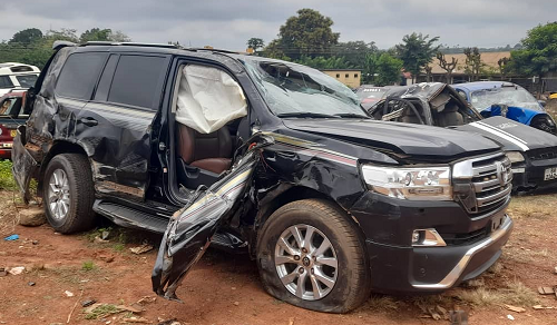 Mr Baffuor-Awuah's car
