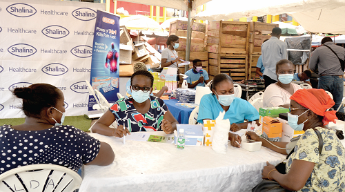 Some people being screened during the exercise. Picture: Alberta MortTy