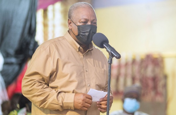 Former President and 2020 Presidential candidate of the NDC, John Dramani Mahama