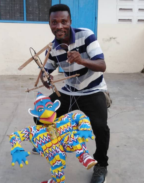 Mark Nii Lomo Lomotey – Keen on child protection through puppetry