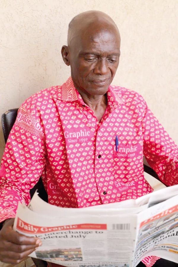 Mr Addai-Nsiah started buying the newspaper at age 16