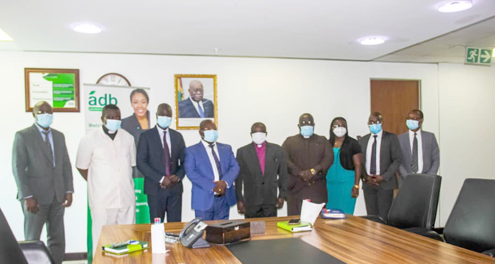  Dr John Kofi Mensah, Managing Director of ADB with the Anglican Church delegation