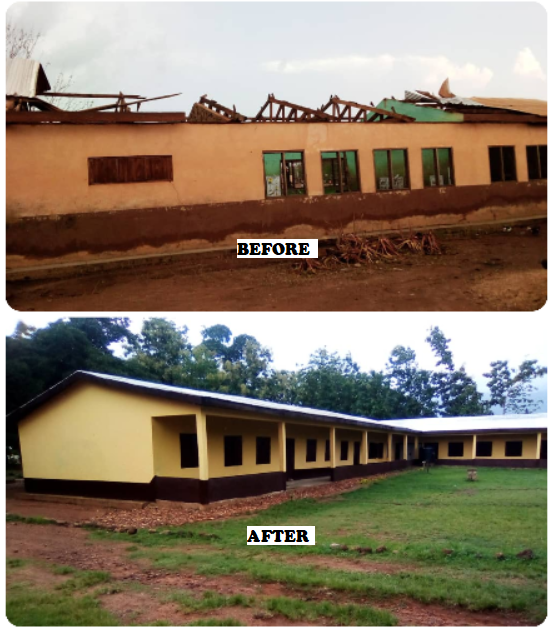 Legon Cities Board Chair renovates school in Oti Region
