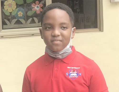 Oswald Gennuh, nine-year-old, whose letter to his mother went viral