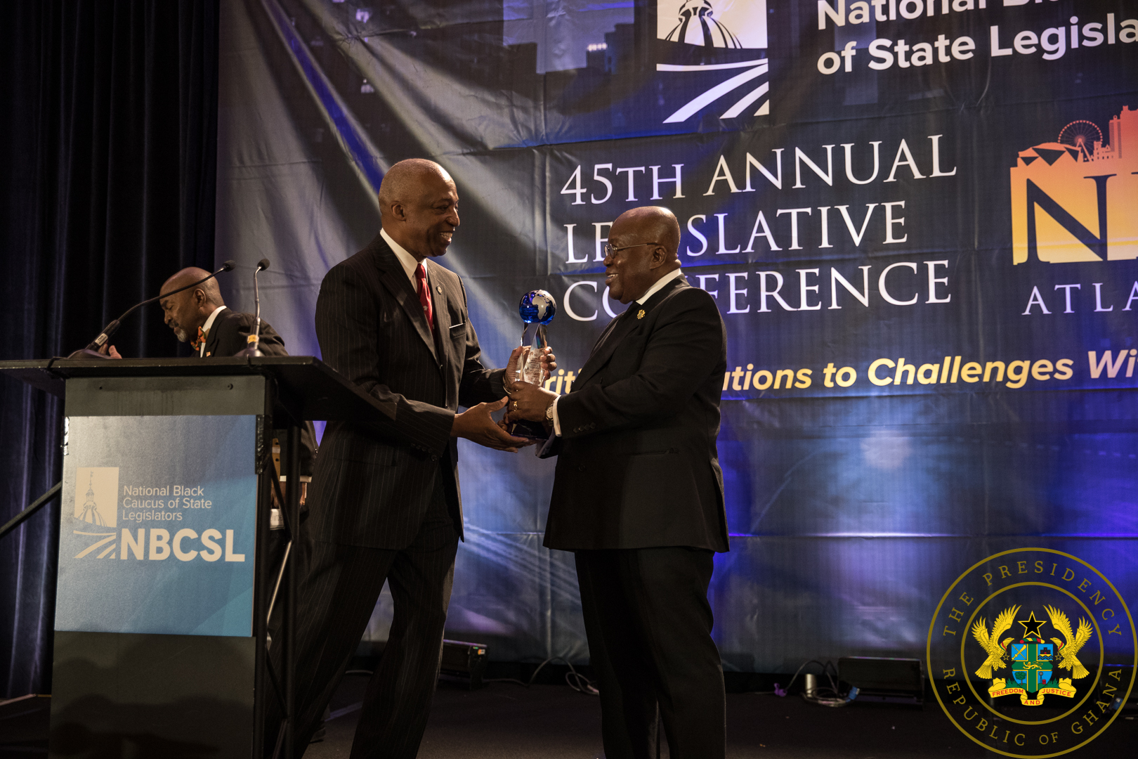 Akufo-Addo receives first-ever international nation-builders award
