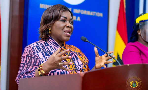  Mrs Cecilia Dapaah — acting Minister for Gender, Children and Social Protection
