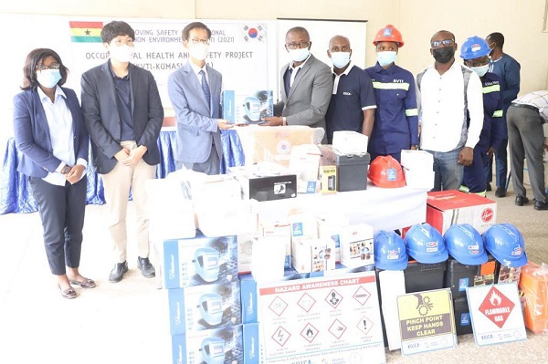 KOICA provides safety equipment worth $25,000 to support TVET
