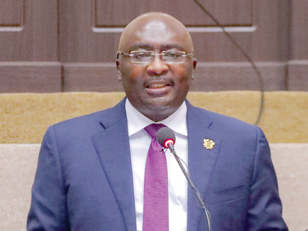 Dr Mahamudu Bawumia addressing the meeting in Georgetown, Guyana