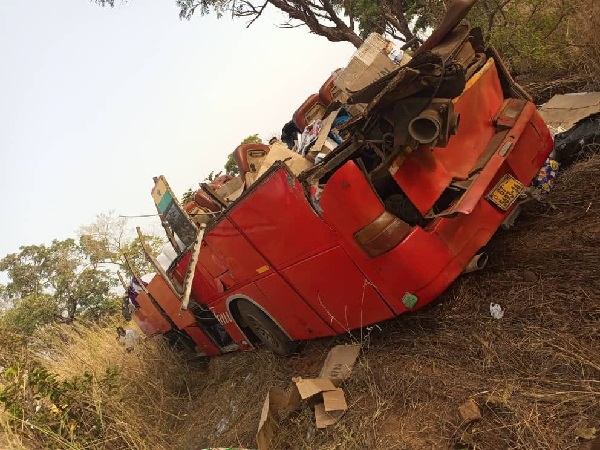 9 Die in accident at Sawla - Preliminary investigation blames sleeping driver