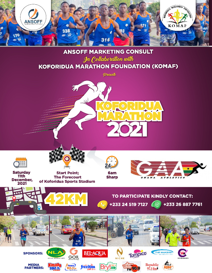 2nd Edition of Koforidua Marathon comes off December 11