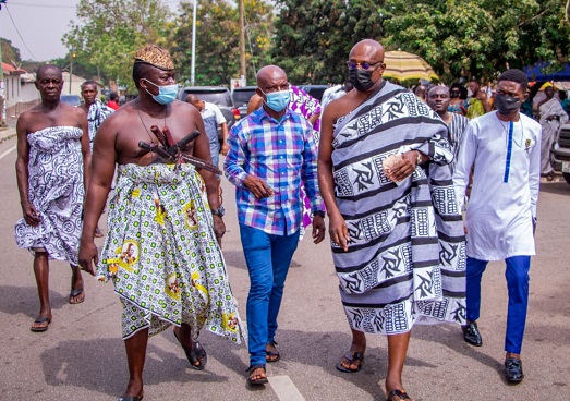 Kojo Bonsu pays homage to Asantehene Otumfuo Osei Tutu II