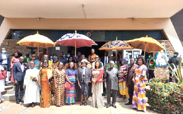 Some members of the board after the inauguration