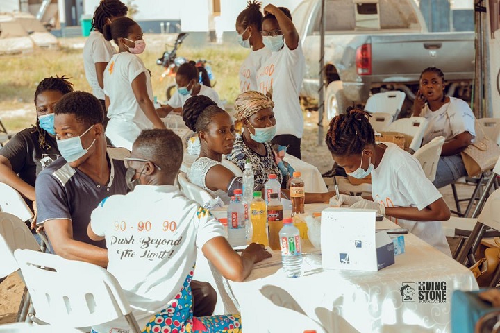 Stonebwoy's The Livingstone Foundation organises health screening at Ashaiman