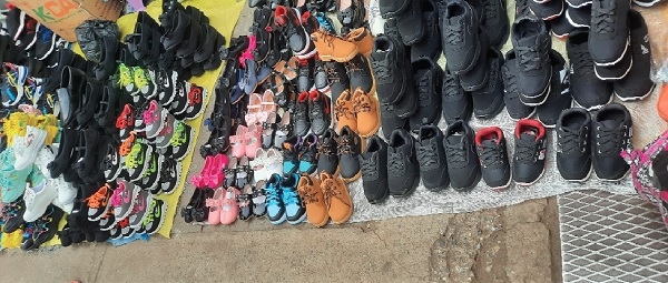 There were shoes for all sizes