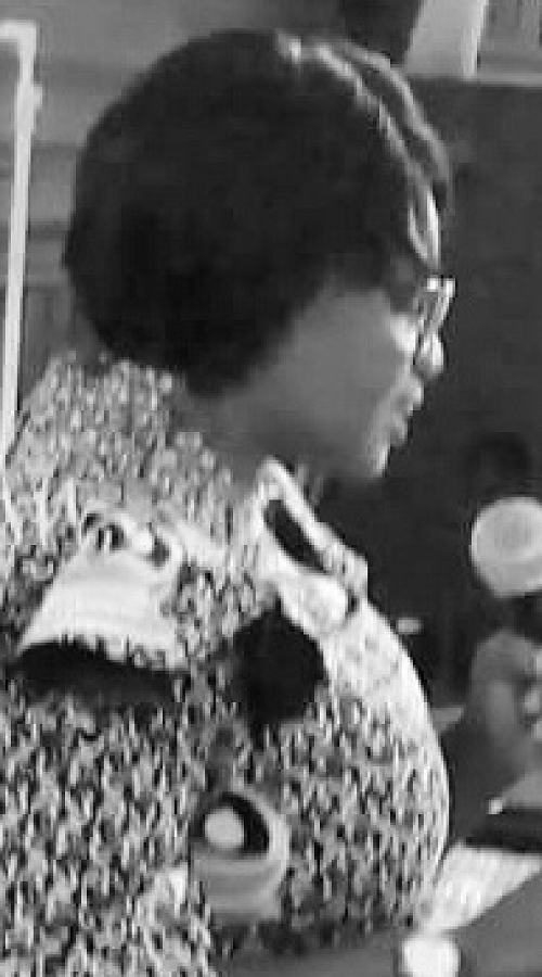 Dr Mrs Irene Stella Agyenim-Boateng, the Deputy Chief Executive of VRA, addressing the workers