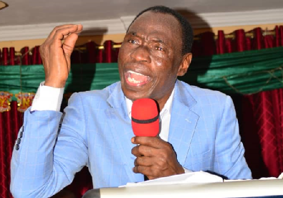 Rev Dr. Daniel Gbande, speaking at the marriage seminar held in Accra.