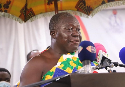 Asantehene, Otumfuo Osei Tutu II, addressing members of GNAT during the conference in Kumasi
