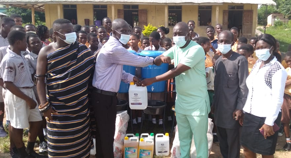 GRA donates COVID-19 preventive items to Otapro Basic School