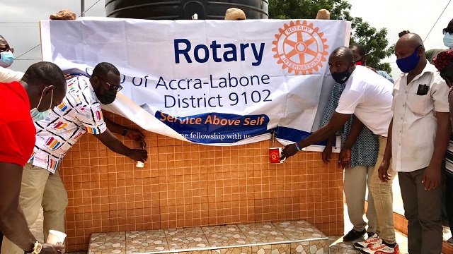 Rotary Club of Accra Labone unveils water facility for Alavanyo community