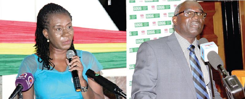 Dr Leticia Adelaide Appiah, Executive Director of the National Population Council &amp;  Dr Kodjo Esseim Mensah-Abrampa