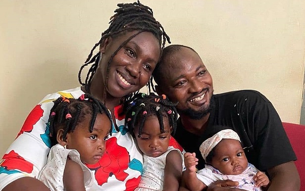 Funny Face reunites with baby mama and daughters